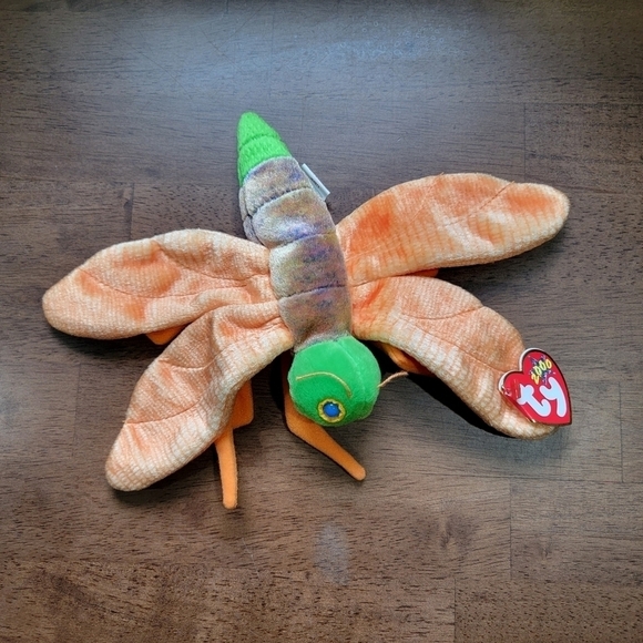 NWT Vintage TY Beanie Babies Glow Firefly Lightning Bug - Picture 5 of 17